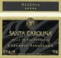 Santa Carolina Cabernet Sauvignon Reserva (1.5L) 1995 Front Label