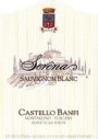 Banfi Sauvignon Blanc Serena 1997 Front Label