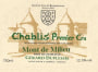 Domaine Gerard Duplessis Chablis Mont de Milieu Premier Cru 2014 Front Label
