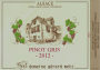 Domaine Gerard Metz Pinot Gris 2012 Front Label