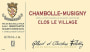 Domaine Felettig Chambolle-Musigny Clos Le Village 2011 Front Label