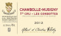 Domaine Felettig Chambolle-Musigny Les Combottes Premier Cru 2012 Front Label
