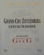 Domaine Gilg Alsace Zotzenberg Grand Cru Gewurztraminer 2005 Front Label