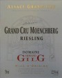 Domaine Gilg Alsace Moenchberg Grand Cru Riesling 2000 Front Label