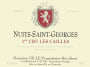 Domaine Gille Nuits-Saint-Georges Les Cailles Premier Cru 2012 Front Label