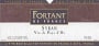 Fortant Syrah 1999 Front Label