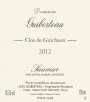 Domaine Guiberteau Saumur Le Clos de Guichaux Blanc 2012 Front Label