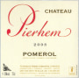 Chateau Pierhem Pomerol 2008 Front Label