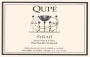 Qupe Bien Nacido Vineyard Syrah 2002  Front Label