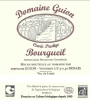 Domaine Guion Bourgueil Cuvee Prestige 2012 Front Label
