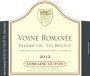 Domaine Guyon Vosne Romanee Les Brulees Premier Cru 2012 Front Label