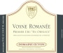 Domaine Guyon Vosne Romanee En Orveaux Premier Cru 2014 Front Label