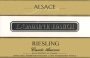 Domaine Haegi Alsace Cuvee Aurore Riesling 2014 Front Label
