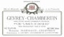 Domaine Harmand-Geoffroy Gevrey-Chambertin Lavaux St Jacques Premier Cru 2012 Front Label
