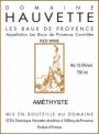Domaine Hauvette Les Baux de Provence Amethyst Rouge 2010 Front Label