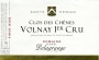 Domaine Henri Delagrange Volnay Clos des Chenes Premier Cru 2010 Front Label