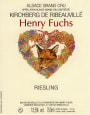 Domaine Henry Fuchs et Fils Alsace Kirchberg de Ribeauville Grand Cru Riesling 2008 Front Label