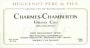 Domaine Huguenot Pere & Fils Charmes-Chambertin Grand Cru 2001 Front Label