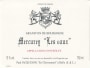 Domaine Jacqueson Mercurey Les Vaux 2014 Front Label