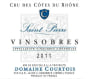 Domaine Jaume Vinsobres Saint Pierre 2011 Front Label