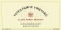 Yates Family Vineyard Redwood Estate Alden Perry Reserve 2010 Front Label