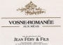 Domaine Jean Fery & Fils Vosne-Romanee Aux Reas 2012 Front Label