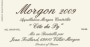 Domaine Jean Foillard Morgon Cote du Py 2009 Front Label