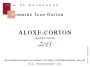 Domaine Jean Guiton Aloxe-Corton 2013 Front Label