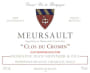 Domaine Jean Monnier and Fils Meursault Clos du Cromin 2010 Front Label