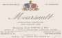 Domaine Jean Pascal et Fils Meursault 2014 Front Label