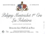 Domaine Jean Pascal et Fils Puligny-Montrachet Les Folatieres Premier Cru 2014 Front Label