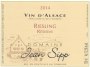 Domaine Jean Sipp Reserve Riesling 2014 Front Label