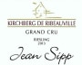 Domaine Jean Sipp Alsace Kirchberg de Ribeauville Grand Cru Riesling 2013 Front Label