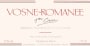 Jean-Yves Bizot Vosne-Romanee Premier Cru 2009 Front Label