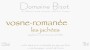 Jean-Yves Bizot Vosne-Romanee les Jachees 2006 Front Label