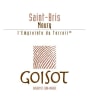 Domaine Goisot Saint-Bris Moury 2014 Front Label