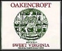 Oakencroft Sweet Virginia Front Label