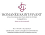 Jean-Jacques Confuron Romanee Saint-Vivant Grand Cru 2012 Front Label