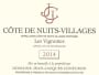 Jean-Jacques Confuron Cote de Nuits-Villages Les Vignottes 2014 Front Label