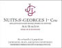 Jean-Jacques Confuron Nuits-St-Georges Aux Boudots Premier Cru 2013 Front Label
