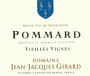 Domaine Jean-Jacques Girard Pommard Vieilles Vignes 2011 Front Label