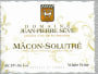 Domaine Jean-Pierre Seve Macon-Solutre 2010 Front Label
