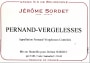 Domaine Jerome Sordet Pernand-Vergelesses 2014 Front Label