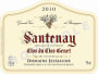 Domaine Jessiaume Santenay Clos Du Clos Genet 2010 Front Label