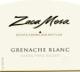 Zaca Mesa Grenache Blanc 2013 Front Label