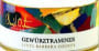 Meridian Santa Barbara Gewurztraminer 1999 Front Label
