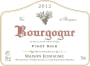 Domaine Jessiaume Bourgogne Pinot Noir 2012 Front Label