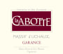 Domaine La Cabotte Cotes du Rhone Villages Massif d'Uchaux Garance 2014 Front Label