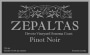 Zepaltas DeVoto Vineyard Pinot Noir 2013 Front Label