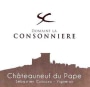 Domaine la Consonniere Chateauneuf-du-Pape 2012 Front Label
